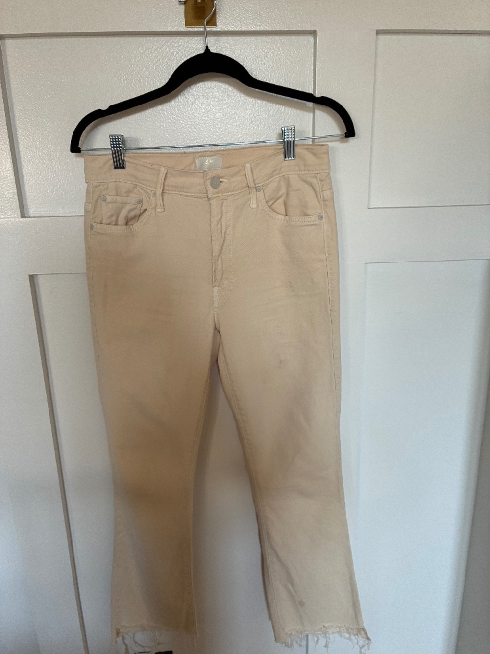Mother Insider Crop Step Fray jeans
